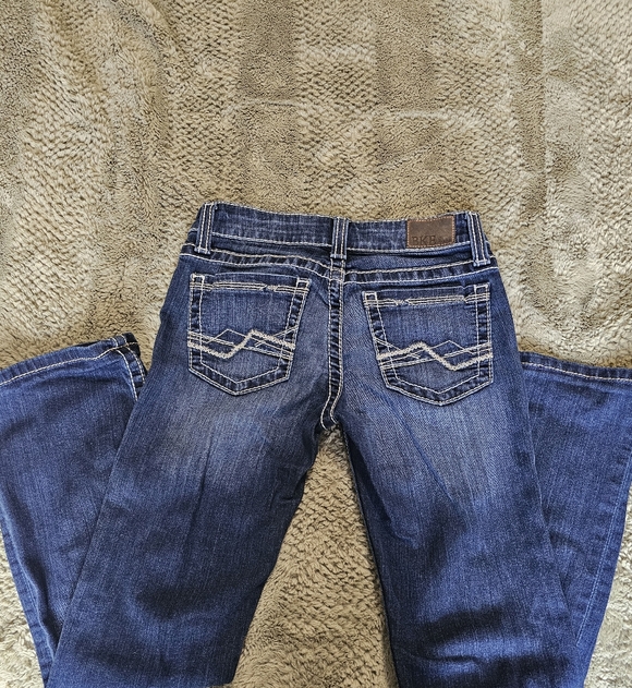Buckle Denim - Women’s BKE Dark Blue Bootcut Jeans Hem Altered to Fit 28 Inch Inseam